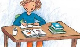 写作业与吃瓜,双重享受的午后时光