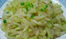 葫芦瓜拌的吃,美味凉拌新体验